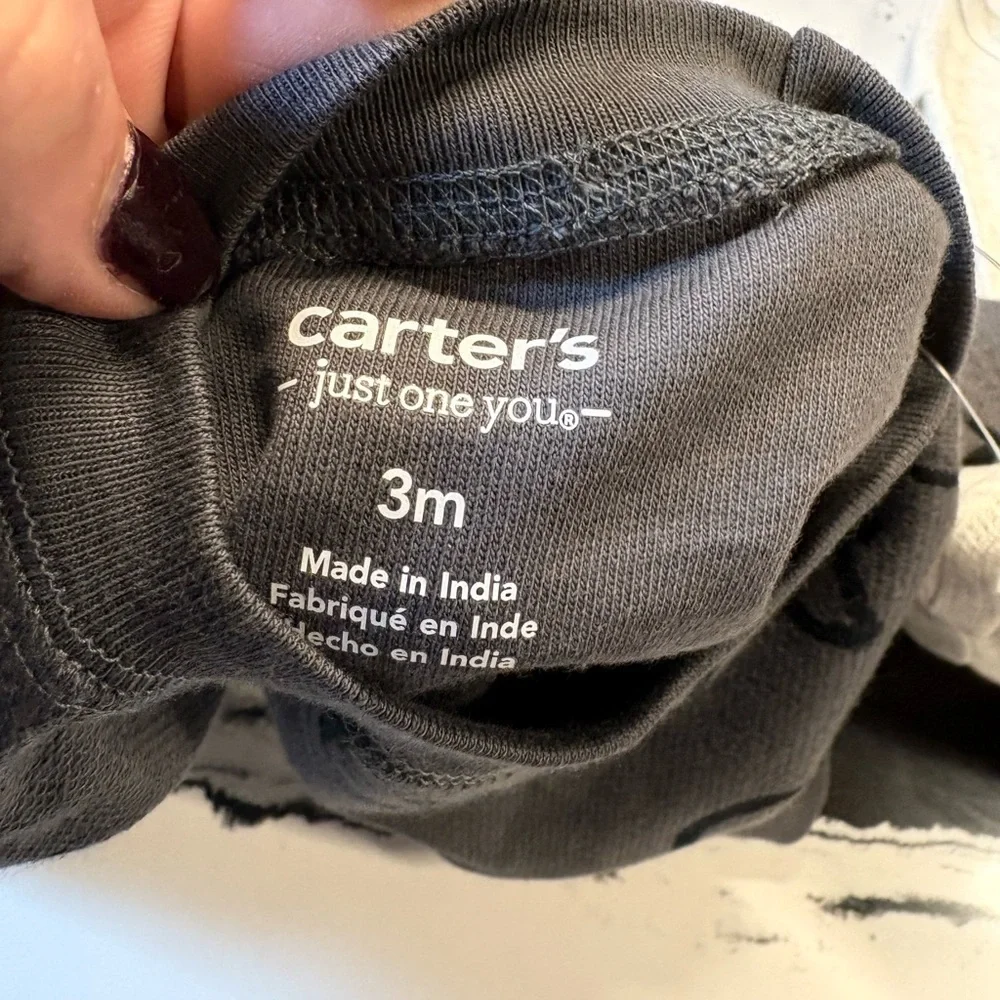 Carter's Charcoal Bear Print Sweatshirt